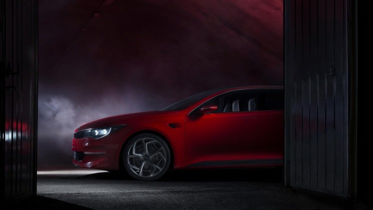 Kia teaser Optima Concept voor de Autosalon van Genve 2015 brengt het nieuwe vlaggenschip in beeld.
