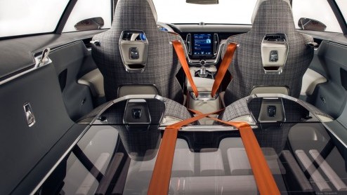 Volvo Concept Estate als slotstuk van drieluik concept cars van Volvo. Debuut op Autosalon van Geneve 2014. Voorbode opvolger V70 met de naam V90.
