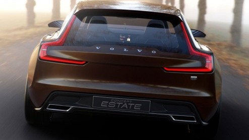 Volvo Concept Estate als slotstuk van drieluik concept cars van Volvo. Debuut op Autosalon van Geneve 2014. Voorbode opvolger V70 met de naam V90.