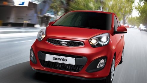 Kia levert de Picanto BusinessLine Navigator met ingebouwde navigatie.