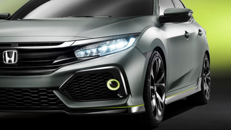 Honda onhult de Civic van 2017 als studiemodel en voorziet deze van nieuwe 1.0 liter, 1.5 liter en 1.6 liter turbomotoren.