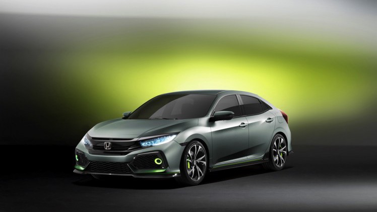 Honda onhult de Civic van 2017 als studiemodel en voorziet deze van nieuwe 1.0 liter, 1.5 liter en 1.6 liter turbomotoren.