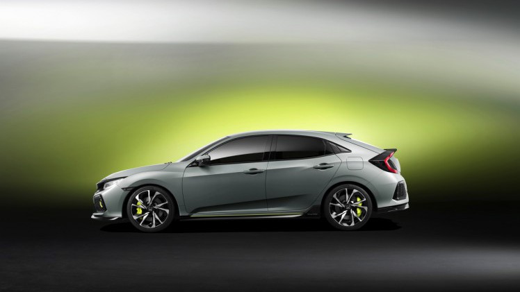 Honda onhult de Civic van 2017 als studiemodel en voorziet deze van nieuwe 1.0 liter, 1.5 liter en 1.6 liter turbomotoren.