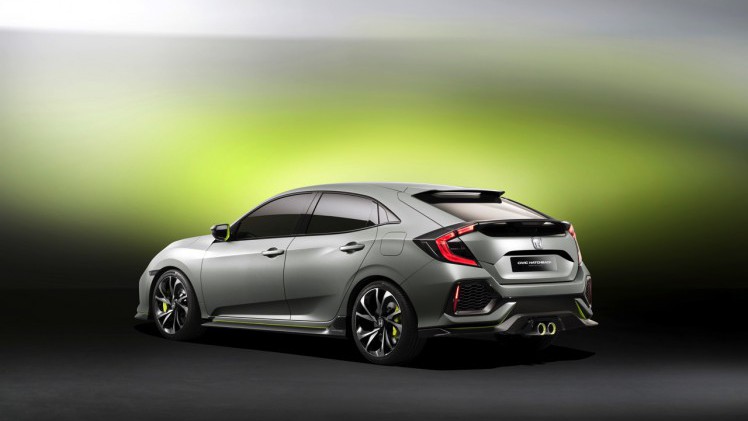 Honda onhult de Civic van 2017 als studiemodel en voorziet deze van nieuwe 1.0 liter, 1.5 liter en 1.6 liter turbomotoren.