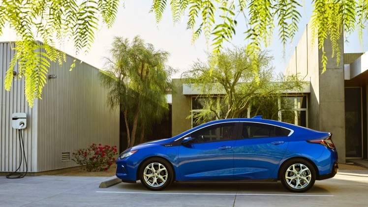 Op de NAIAS 2015 in Detroit presenteert Chevrolet de nieuwe generatie Volt.