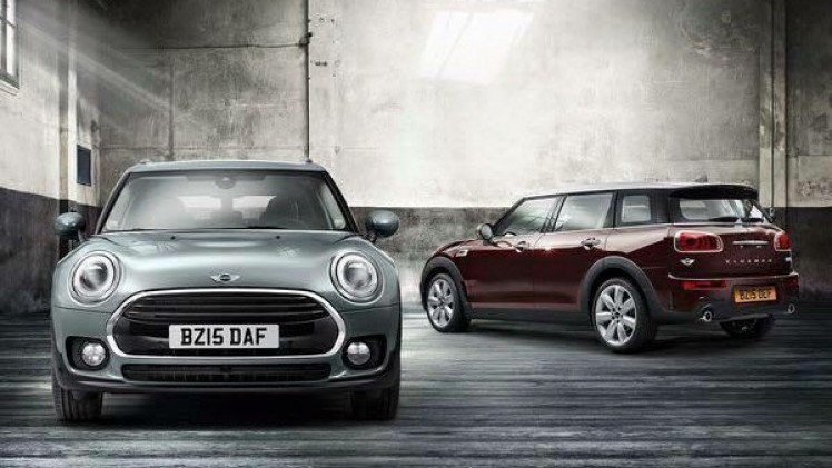 Dit is de nieuwe Mini Clubman 2015, zoals hij later dit jaar op de markt komt.