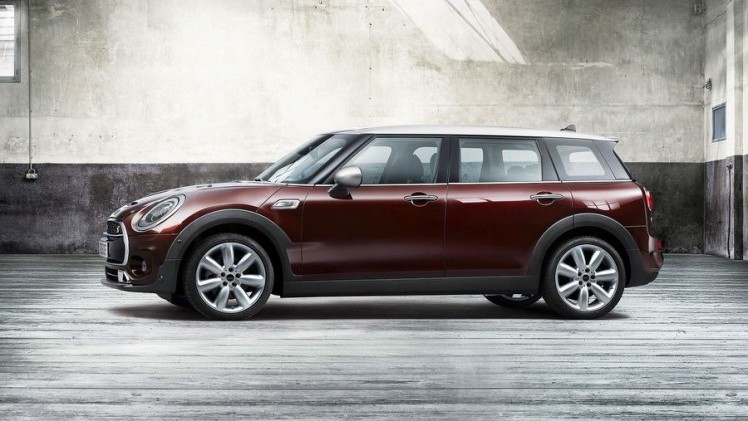 Dit is de nieuwe Mini Clubman 2015, zoals hij later dit jaar op de markt komt.