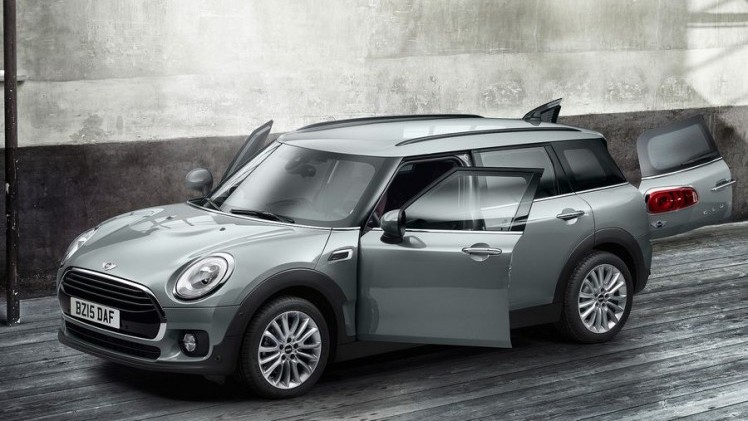 Dit is de nieuwe Mini Clubman 2015, zoals hij later dit jaar op de markt komt.