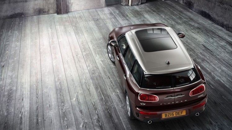 Dit is de nieuwe Mini Clubman 2015, zoals hij later dit jaar op de markt komt.