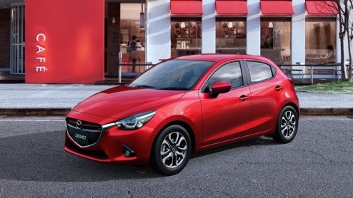 Dit is de nieuwe Mazda2, die in maart 2015 naar Nederland komt.