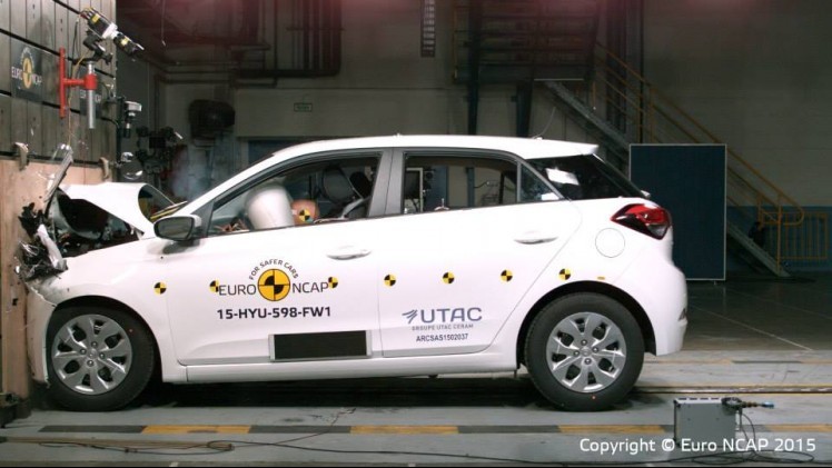 EuroNCAP crashtest Fiat Panda, Hyundai i20 en Skoda Superb bekend gemaakt. Het trio nieuwe modellen is op hun veiligheid getest.