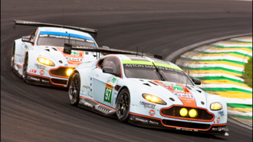 Dubbele overwinning voor Gulf en Aston Martin in WEC 2014 Sao Paulo.