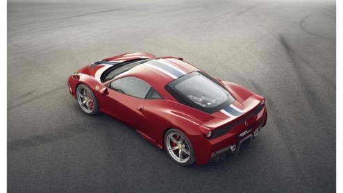 Prijskaartje voor Ferrari 458 Speciale