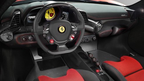 Prijskaartje voor Ferrari 458 Speciale