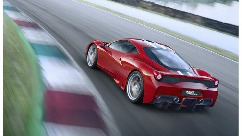 Prijskaartje voor Ferrari 458 Speciale