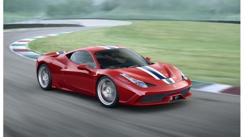 Prijskaartje voor Ferrari 458 Speciale