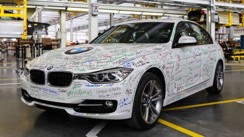 BMW heeft de productielijn in de gloednieuwe fabriek in Brazili feestelijk geopend. Het eerste model dat de fabriek heeft verlaten is een 328i ActiveFlex.