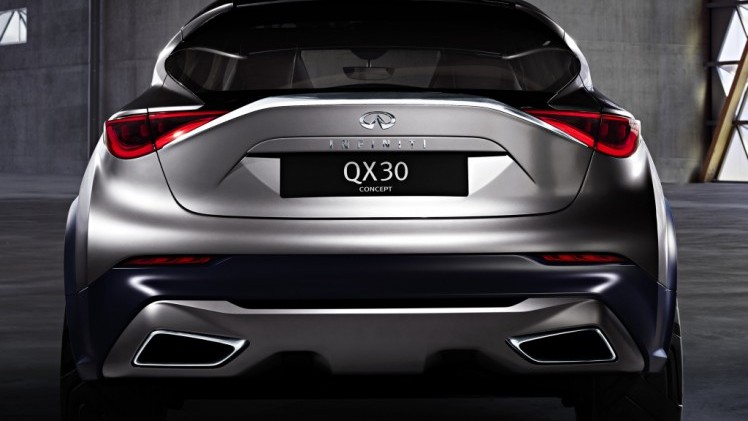 Officieel wordt de auto pas in september getoond op de IAA in Frankfurt, maar nu is er al een eerste afbeelding van Infinitis nieuwe hatchback, de Q30.