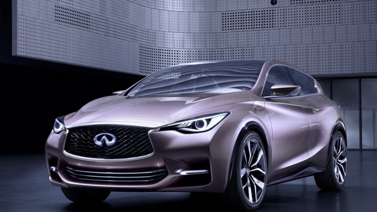 Officieel wordt de auto pas in september getoond op de IAA in Frankfurt, maar nu is er al een eerste afbeelding van Infinitis nieuwe hatchback, de Q30.