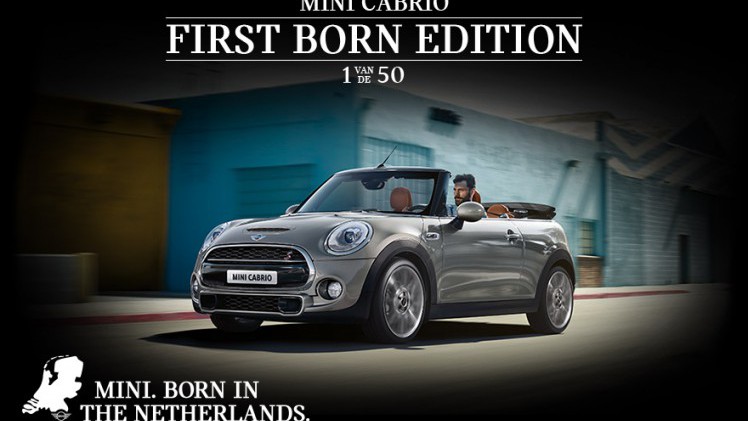 Mini viert de start van de nieuwe Mini Cabrio met de introductie van de First Born Edition.