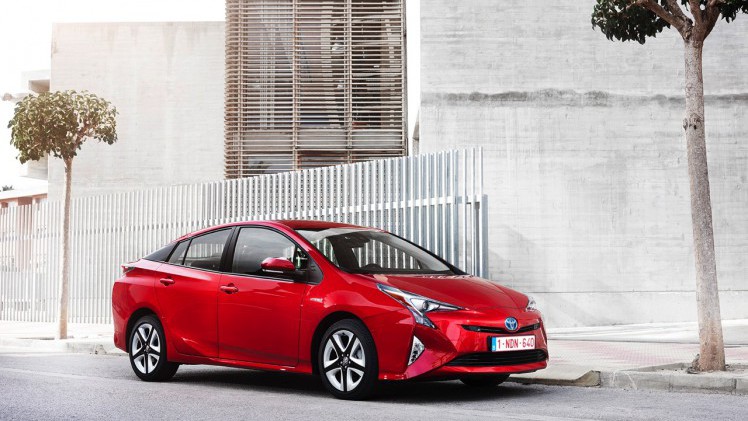Eerste indruk van de nieuwe Toyota Prius tijdens de persintroductie in Valencia.