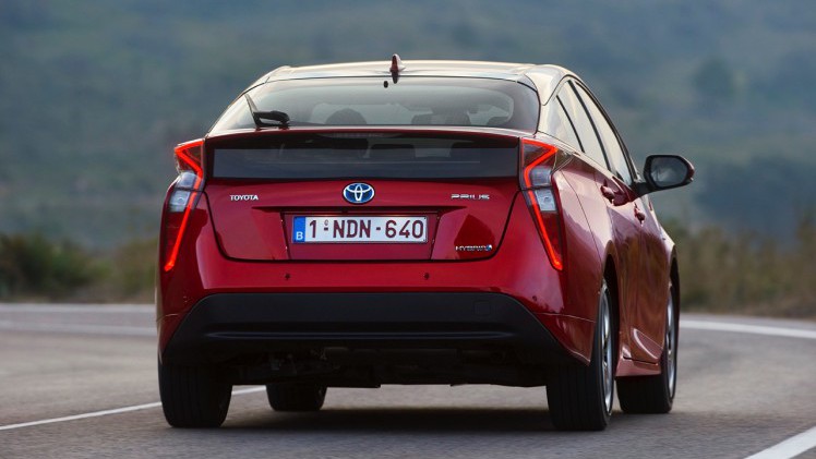 Eerste indruk van de nieuwe Toyota Prius tijdens de persintroductie in Valencia.