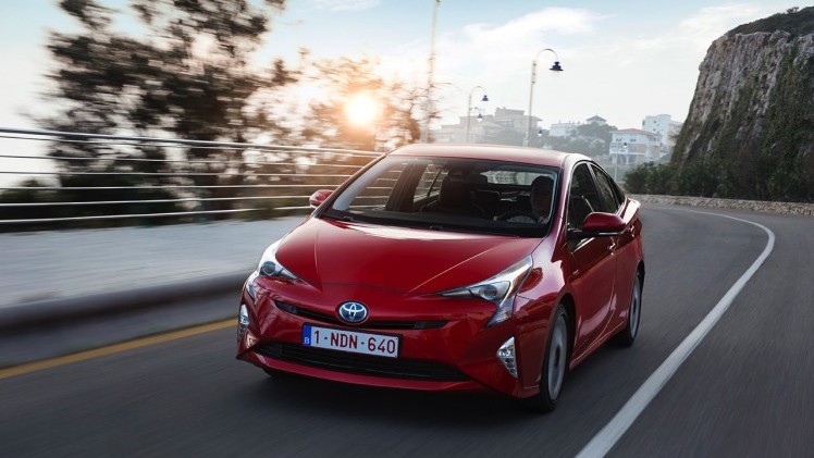 Eerste indruk van de nieuwe Toyota Prius tijdens de persintroductie in Valencia.