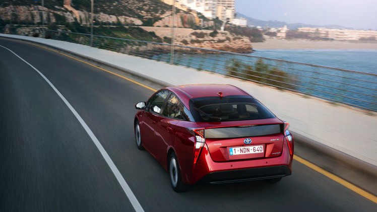 Eerste indruk van de nieuwe Toyota Prius tijdens de persintroductie in Valencia.
