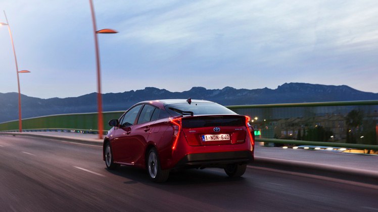 Eerste indruk van de nieuwe Toyota Prius tijdens de persintroductie in Valencia.