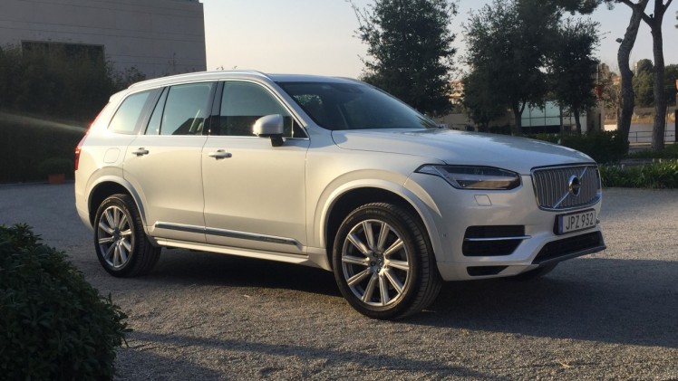 Eerste indruk nieuwe Volvo XC90 tijdens persintroductie in Barcelona met XC90 T8 Twin Engine.