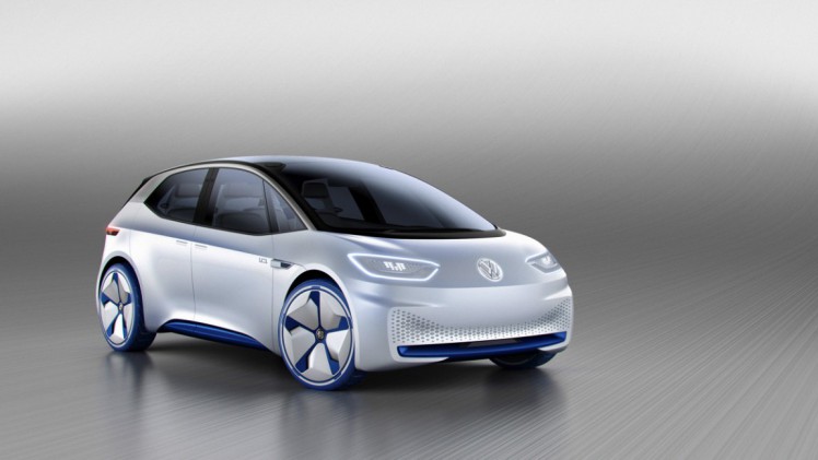 Volkswagen introduceert I.D. Concept op Autosalon Parijs 2016, een volledig elektrische Volkswagen met 600 kilometer actieradius en zelfrijdende functie vanaf 2025;