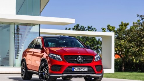 Onthulling Mercedes-Benz GLE Coup, de sportieve broer van de M-Klasse, die in 2015 op de markt komt.