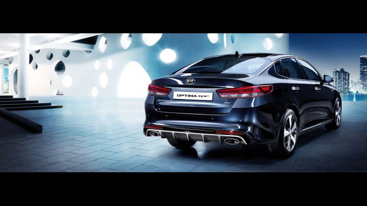 De Kia Optima GT als sportieve vlaggenschip is bijna klaar voor lancering in 2016.