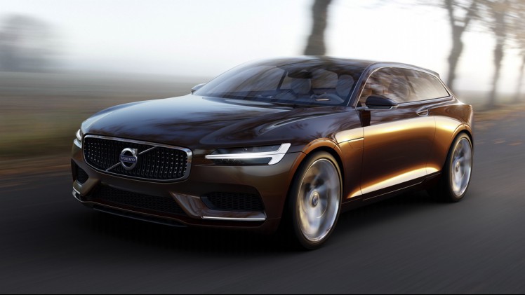 Volvo V90 2016 spy video. De nieuwe Estate is gebaseerd op de Concept Estate uit 2014.