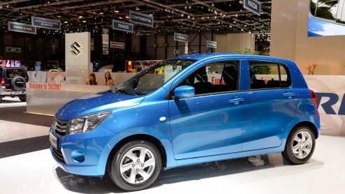 Suzuki Celerio is zuinigste stadsauto met 85 gram CO2-uitstoot, blijkt uit de presentatie van de Alto-opvolger op de Autosalon van Geneve.