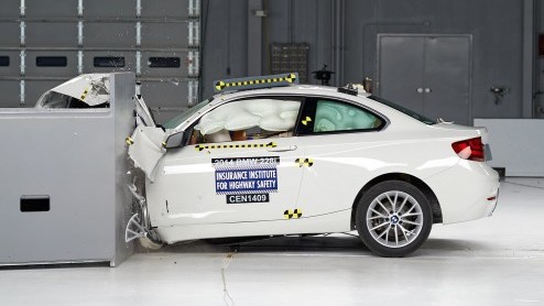 EuroNCAP is niet van plan de small overlap crashtest voor zijn botsproeven in Europa uit te voeren. Daarmee verschilt EuroNCAP van mening met het Amerikaanse IIHS.