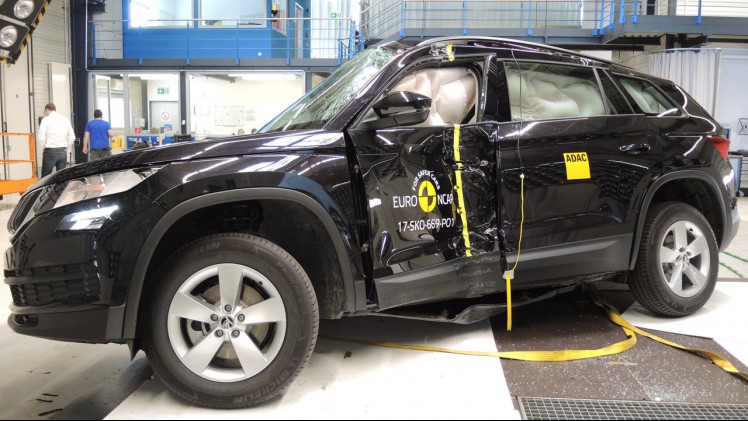 De Suzuki Swift, Skoda Kodiaq, Mini Countryman en Nissan Micra zijn door EuroNCAP op veiligheid getest.