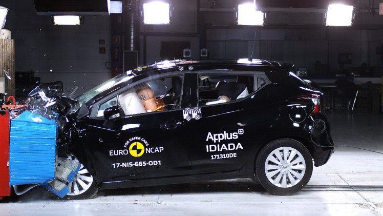 De Suzuki Swift, Skoda Kodiaq, Mini Countryman en Nissan Micra zijn door EuroNCAP op veiligheid getest.