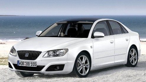 Is dit de Seat Exeo, waarmee de Spaanse fabrikant een graantje wil meepikken in het D-segment? Volgens zijn scheppers leunt de nieuweling sterk op de Audi A4. Let wel, de oude A4. Dus het zou best w