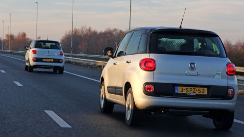 Autotest Fiat 500L op aardgas/CNG. De bronnen met fossiel aardgas zijn eindig. Voor groengas geldt dat niet. De Fiat 500L TwinAir Turbo CNG kan uit de voeten met dit groengas.