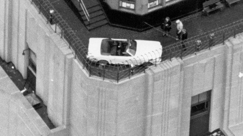 Het observation deck van het Empire State Building krijgt op 16 en 17 april visite van een gloednieuwe Ford Mustang Convertible.