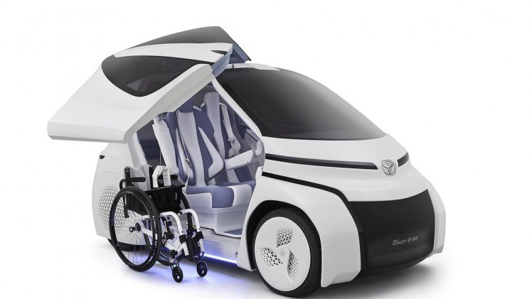 Toyota brengt in Tokyo de i-Ride en i-Walk conceptstudies.