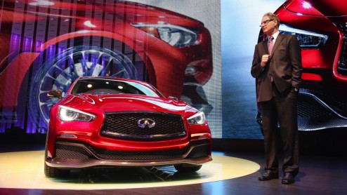 GT-R motor voor Infiniti Q50 Eau Rouge is live gegaan op de Autosalon van Genve.