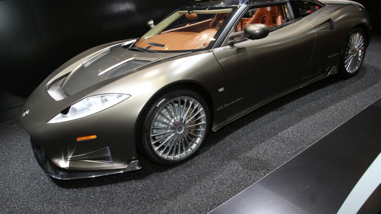 Spyker C8 Preliator met 525 pk naar de Autosalon van Geneve 2016.