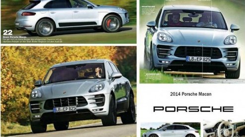 Het is Porsche niet gelukt om de Macan tot zijn introductie geheim te houden. Scans van een Auto Motor und Sport-special zijn op het internet beland. Een verrassing is de Macan natuurlijk niet.