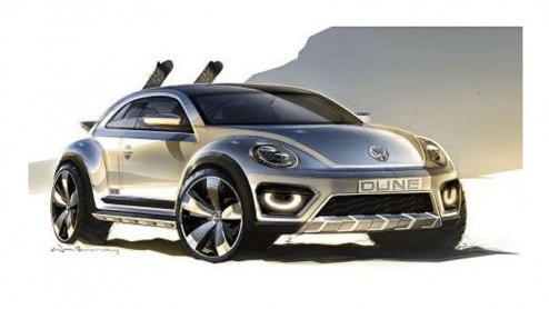 Al in 2000 maakten we kennis met de Volkswagen New Beetle Dune concept. Van een productieversie is het nooit gekomen. Op de NAIAS in Detroit debuteert wederom een Beetle Dune Concept.