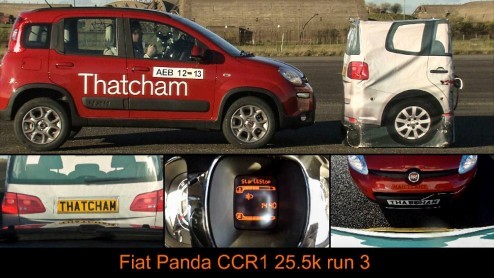 Test Fiat City Brake Control. Fiat levert als een van de weinige merken een optioneel noodremsysteem voor in de stad en fileverkeer. Verkrijgbaar op de Panda en 500L.