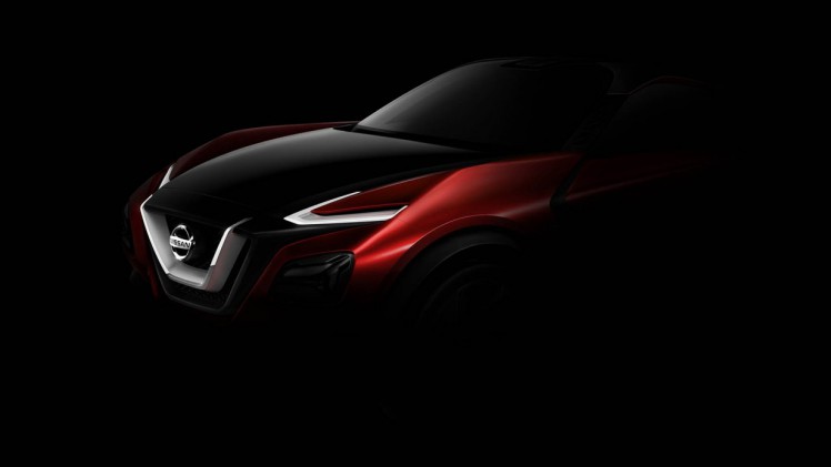 Nieuwe Nissan Juke in de maak,terwijl crossover concept op IAA Frankfurt wordt gepresenteerd.