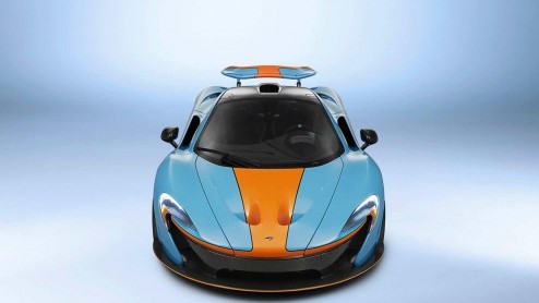 McLaren Special Operations gaat een McLaren P1 onder handen nemen. De opdracht: hij moet de Gulf-kleuren krijgen. Zo moet de auto eruit gaan zien.