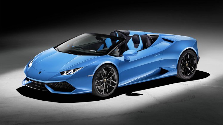 De Lamborghini Huracan LP 610-4 Spyder gaat los op IAA Frankfurt.